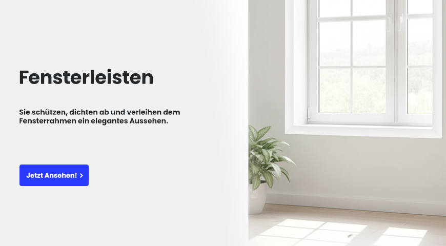 Listwy maskujące do okien