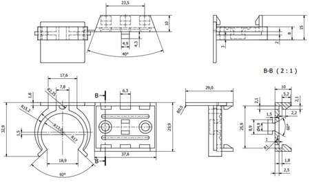 1,5m Sockelblende Küche Einbauküche Küchensockel Modern Sockel 100mm PCV INOX