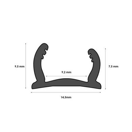 3m - 12m Biegbares Bodenprofil Übergangsprofil AHORN