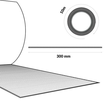 Butylband DACHDECKERBAND Abdichtband Selbstklebendes Reparaturband Dichtband 300mm ZIEGELROT