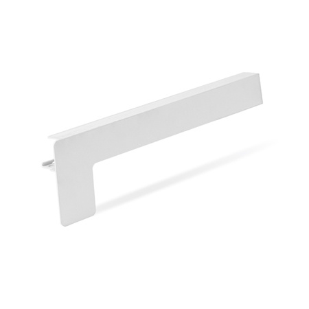 Fensterbank Aluminium Fensterbrett Aussen Alu Breite 25cm RAL 9016 WEISS