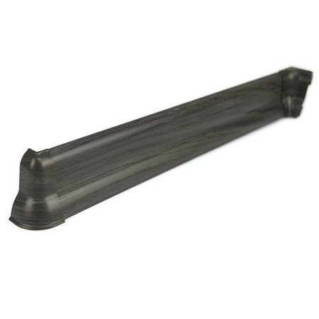 2,5m Fussleiste PVC 62mm See-Eiche + Montagematerial Gratis