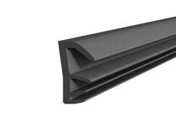 Fensterdichtung KD-5 18x6mm Schwarz für Holzfenster – Flügel Rahmen