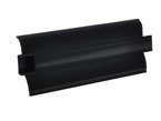 2m Fussleiste 62mm SCHWARZ GLÄNZED Fußleiste Leiste Sockelleiste Laminatleiste Bodenleiste PVC + Montagematerial GRATIS