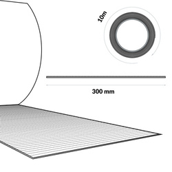 Butylband DACHDECKERBAND Abdichtband Selbstklebendes Reparaturband Dichtband 300mm SCHWARZ