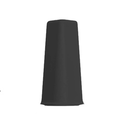 75mm Außenecke SCHWARZ MATT 1 Stk.