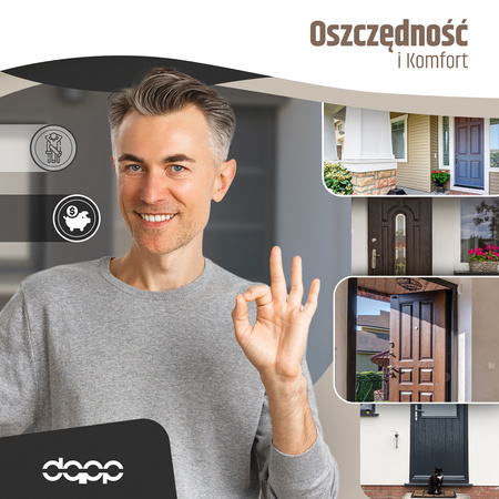 Türdichtung für Außentüren mit Stahlzarge KA-2 WEISS