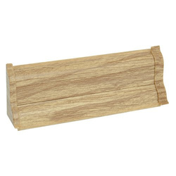 2,5m Fussleiste 52mm EICHE ANTIK Fußleiste Leiste Sockelleiste Laminatleiste Bodenleiste + Montagematerial GRATIS
