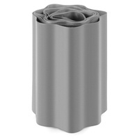 Rasenkantenstecher Rasenkante Rasentrimmer Rasenmäher Rasenborde 9m Höhe 25cm HELLGRAU