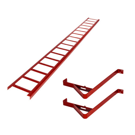 Schneefanggitter 200cm 2m Komplettes SET Gitterhöhe 15cm Schnee ROT