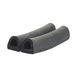 Gummidichtung Fensterdichtung Selbstklebende Dichtung Türdichtung Profil D 12x10mm SCHWARZ