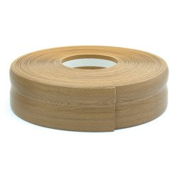 Weichsockelleiste Selbstklebend Knickwinkel Weich Sockel Gummi PVC 32 x 23mm TEAKBAUM