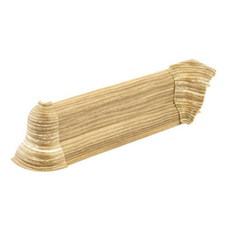 2,5m Fussleiste 52mm EICHE NATURLICH Fußleiste Leiste Sockelleiste Laminatleiste Bodenleiste + Montagematerial GRATIS
