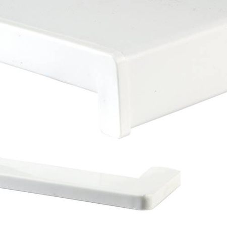 Fensterbank Fensterbrett für den Innenbereich PVC Tiefe 15cm WEISS + Endkappen GRATIS!