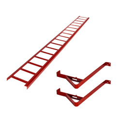 Schneefanggitter 200cm 2m Komplettes SET Gitterhöhe 15cm Schnee ROT