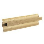2m Fussleiste 52mm ULME KANADISCH Fußleiste Leiste Sockelleiste Laminatleiste Bodenleiste PVC + Montagematerial GRATIS