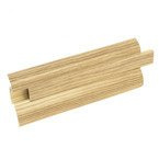 2,5m Fussleiste 52mm EICHE NATURLICH Fußleiste Leiste Sockelleiste Laminatleiste Bodenleiste + Montagematerial GRATIS