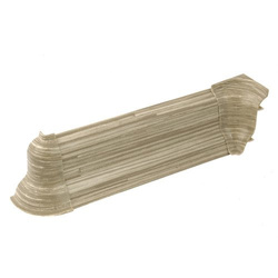 2,5m Fussleiste 52mm SCHILFROHR HELL Fußleiste Leiste Sockelleiste Laminatleiste Bodenleiste + Montagematerial GRATIS