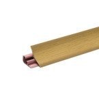 1,5m 2,5m 3m Abschlussleiste Küchenabschlussleiste Küchenleiste Arbeitsplatte Wandabschlussleiste Tischplattenleisten PVC 23mm EICHE + Schrauben GRATIS