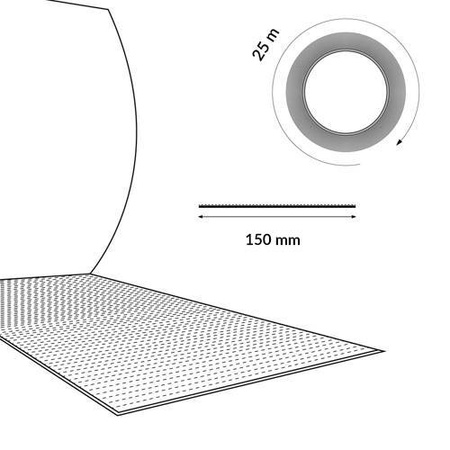 SBBUTYL TAPE Selbstklebendes Abdichtung Butyldichtband Rolle Dichband Butylband 150mm SCHWARZ