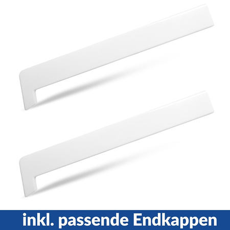Fensterbank Fensterbrett für den Innenbereich PVC Tiefe 30cm WEISS + Endkappen GRATIS!