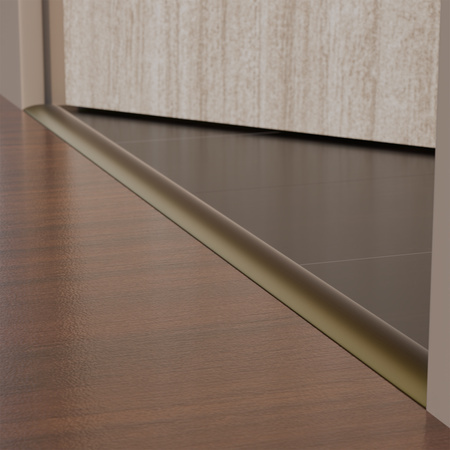 Übergangsprofil Rund 1,80cm 40mm Mit Klebeband SAHARA
