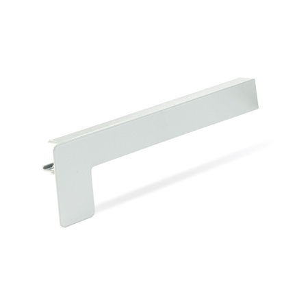 Fensterbank Stahl Aussen Außenfensterbank Fensterbrett Stahlblech Breite 12,5cm RAL 9006 SILBER