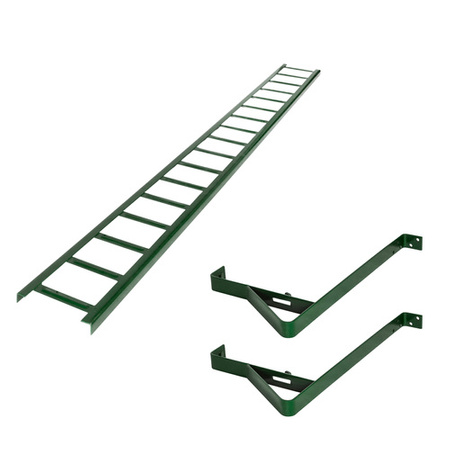 Schneefanggitter 200cm 2m Komplettes SET Gitterhöhe 20cm Schnee RAL 6020 GRÜN