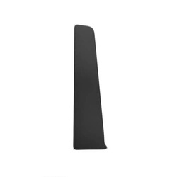 75mm Endstück Links SCHWARZ MATT 1 Stk.
