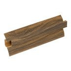 2m Fussleiste 52mm TIGERBAUM Fußleiste Leiste Sockelleiste Laminatleiste Bodenleiste PVC + Montagematerial GRATIS