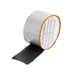Butylband DACHDECKERBAND Abdichtband Selbstklebendes Reparaturband Dichtband 75mm ALUMINIUM