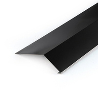 Traufblech mit Polyesterlack PLUS 1m SCHWARZ