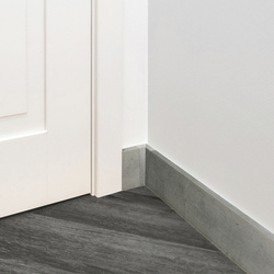 Fussleiste 2,2m Kunststoff Geschäumtes PVC Korsika Stein