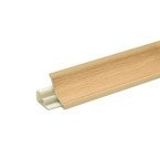 1,5m 2,5m 3m Abschlussleiste Küchenabschlussleiste Küchenleiste Arbeitsplatte Wandabschlussleiste Tischplattenleisten PVC 23mm BUCHE BAYERN + Schrauben GRATIS