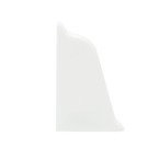 37mm Endstück Links WEISS 1 Stk.