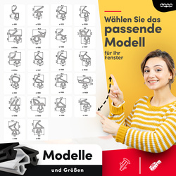 Fensterdichtung S-1251 Schwarz Salamander PVC Kunststofffenster Dichtung