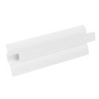 2m Fussleiste 52mm WEISS Fußleiste Leiste Sockelleiste Laminatleiste Bodenleiste PVC + Montagematerial GRATIS