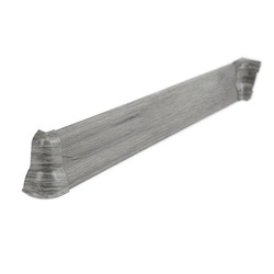 2,5m Fussleiste PVC 62mm Eiche Calisto + Montagematerial Gratis