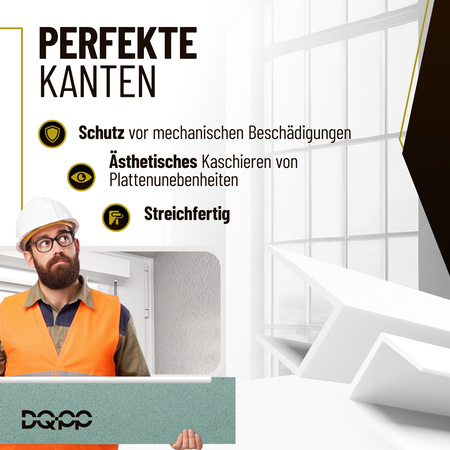 Kabelkanal (PVC-Leiste) 25×16 mm, weiß, selbstklebend