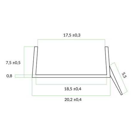 1,5m Küchensockel Abdichtungsprofil Sockel Dichtung 18mm GRAU