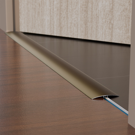 Übergangsprofil Rund 1,80cm 40mm Mit Klebeband SAHARA