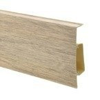 5cm Muster Fussleiste 75mm EICHE NEVADA