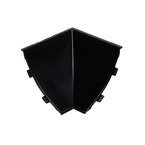 23mm Innenecke SCHWARZ 1 Stk.