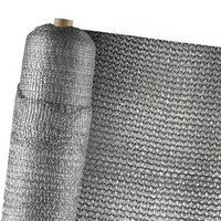 Sichtschutz Zaun Sichtschutzzaun Netz Tennisblende Schattier Windschutz Zaunblende Schattiernetz Grau 90% 150cm