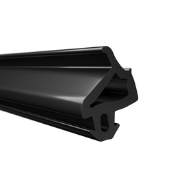 Fensterdichtung S-1386 Schwarz Universal PVC Kunststofffenster Dichtung