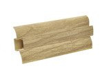 2m Fussleiste 62mm EICHE NOSTALGIE Fußleiste Leiste Sockelleiste Laminatleiste Bodenleiste PVC + Montagematerial GRATIS