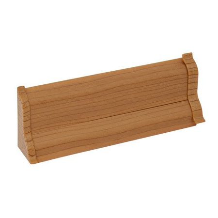 2m Fussleiste 52mm KIRSCHE Fußleiste Leiste Sockelleiste Laminatleiste Bodenleiste PVC + Montagematerial GRATIS