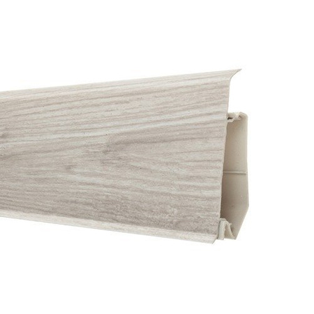 2,5m Fussleiste 70mm EICHE KORONA + Montagematerial GRATIS