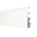 5cm Muster Fussleiste 70mm WEISS