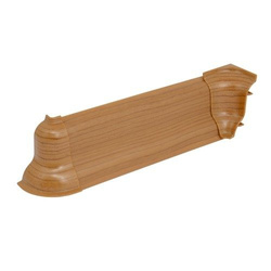 2m Fussleiste 52mm KIRSCHE Fußleiste Leiste Sockelleiste Laminatleiste Bodenleiste PVC + Montagematerial GRATIS